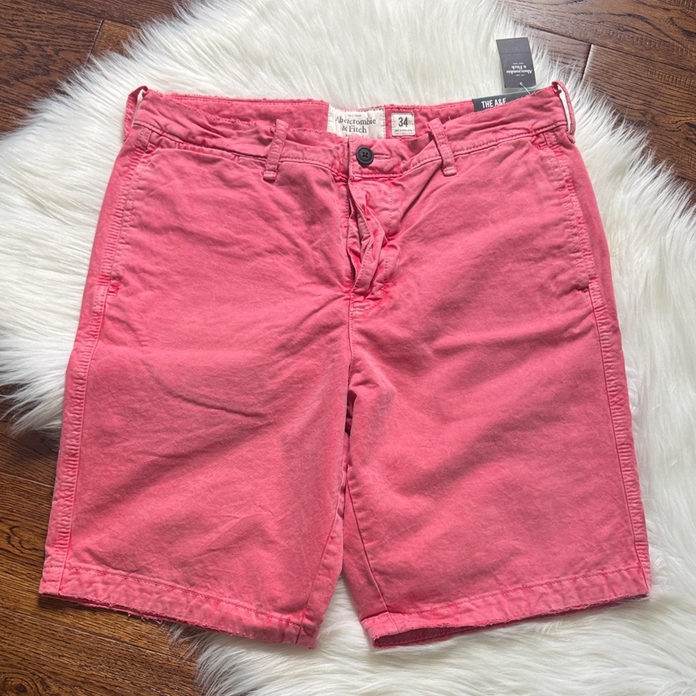 Abercrombie & Fitch Coral Classic fit Shorts